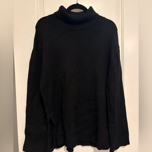 Classic Black Turtleneck Sweater